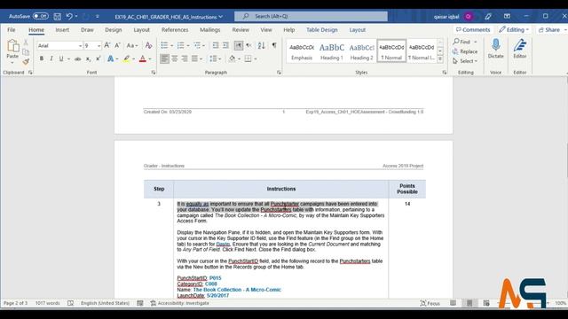 Exp19_Access_Ch01_HOEAssessment - Crowdfunding 1.0 | HOE Ch01 Crowdfunding | @MYITLABSolutions653 смотреть онлайн