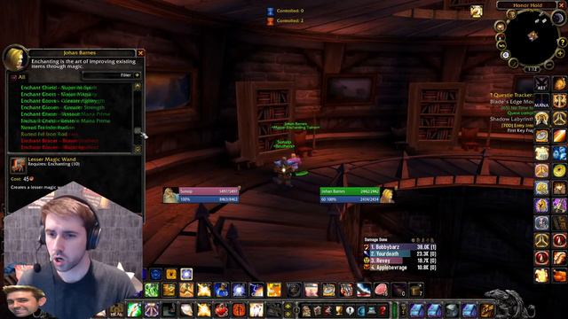 Alliance Enchanting Trainer Location Classic TBC смотреть онлайн