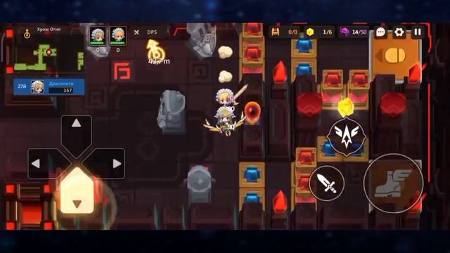 этот огненный храм что-то напоминает ? | Этап 8-9 Мир 16 | Прохождение | Guardian Tales смотреть онлайн