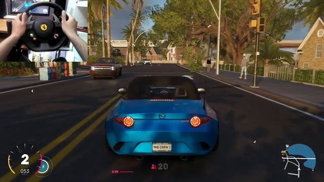 MAZDA MX 5 - THE CREW 2 -THRUSTMASTER T80 FERRARI 488 GTB EDITION смотреть онлайн