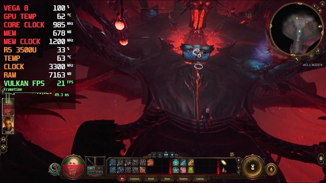 Baldur's Gate 3 | Ryzen 5 3500U | VEGA 8 | 12GB RAM | 35W TDP [Lenovo Ideapad S145] смотреть онлайн