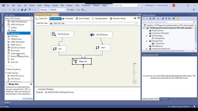 118 Merge join transformation in SSIS with example смотреть онлайн