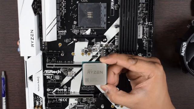 How to install Ryzen 7 1700 to B350 or X370 Motherboard смотреть онлайн