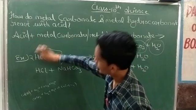class 10th science how do acid react with metal carbonte and metal hydrocarbonate смотреть онлайн