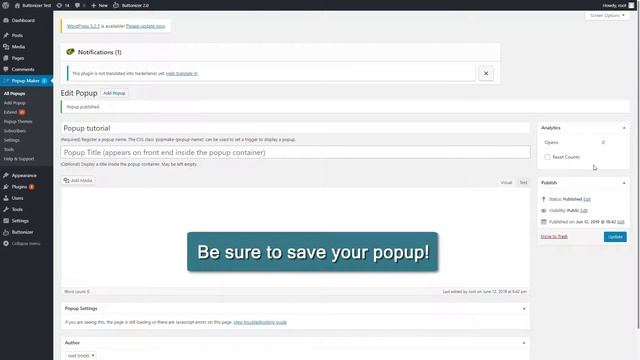 Buttonizer 2.0 - How to make a popup смотреть онлайн