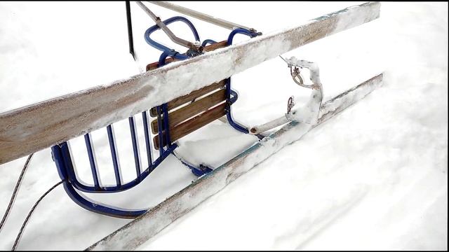 Самодельные Нарты для упряжки собак! смотреть онлайн