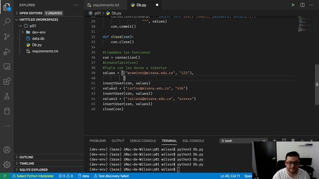 4 Base de Datos SQLite2 executemany смотреть онлайн