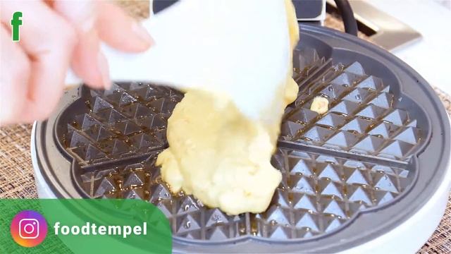 Delicious Waffles With Pumpkin, Coconut Milk, Vanilla And Cinnamon