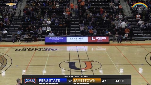 NAIA Men's Basketball Second Round: Jamestown vs. Peru State смотреть онлайн