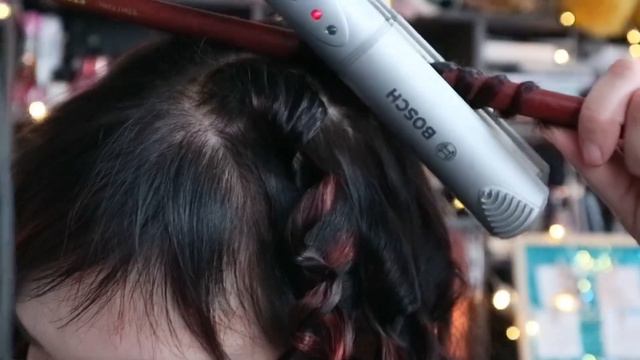 Делаю кудри на карандаш/ укладка коротких волос дома смотреть онлайн