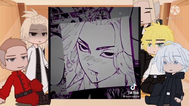 tokyo revengers react to ? 1/? 220-233 chapters... Реакции персонажей из токийских мстителей... смотреть онлайн
