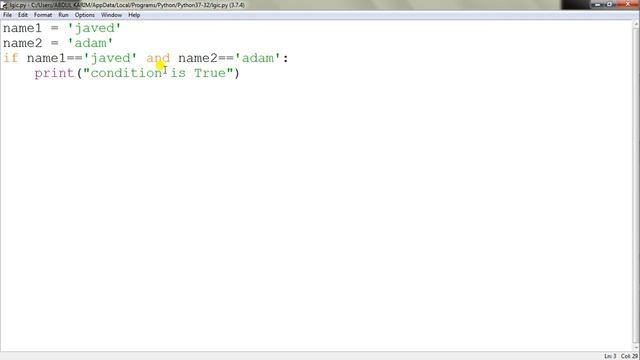 Logical Operators in Python Language. смотреть онлайн
