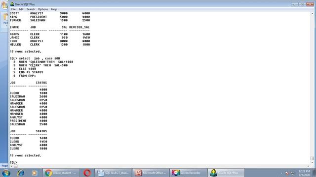 ORACLE CHP 2 LECT 26 смотреть онлайн