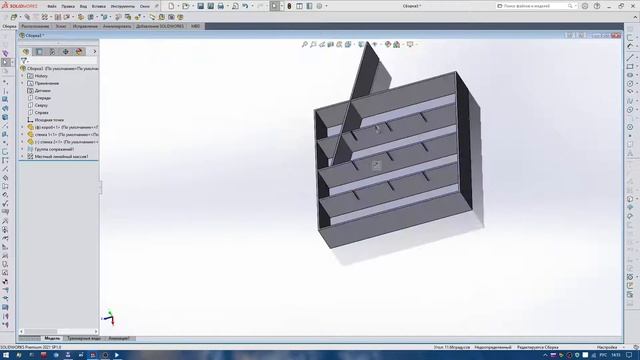 SolidWorks ПОЛОСТЬ и ВНЕШНИЕ ССЫЛКИ смотреть онлайн