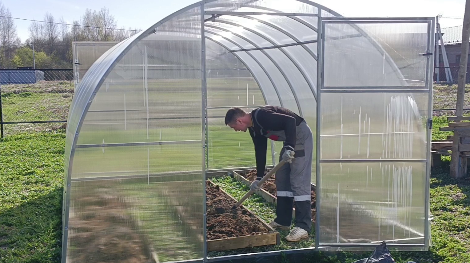 104 Грядки для теплицы смотреть онлайн