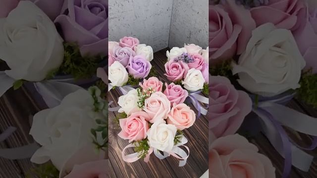 Цветы из мыльных роз в подарок маме или сестре на день рождения смотреть онлайн