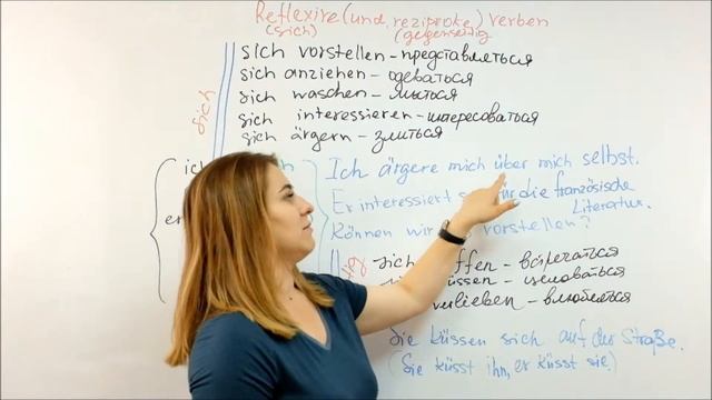 НЕМЕЦКИЙ. УРОК 23. ВОЗВРАТНЫЕ ГЛАГОЛЫ. Взаимные глаголы #немецкий #reziproke #reflexive #englifetv смотреть онлайн
