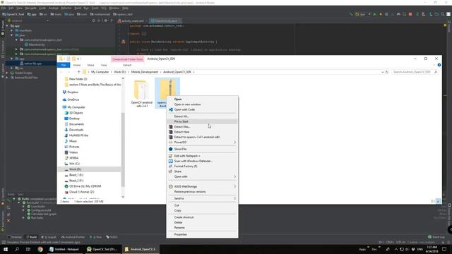 use C++ and OpenCV in Android Application (with and without OpenCV manager) смотреть онлайн
