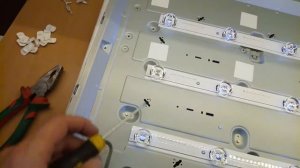 Ремонт ТВ LG 32 LB580U, LED подсветки