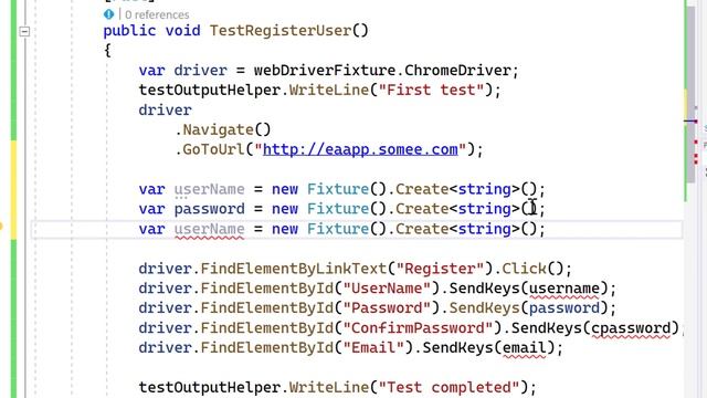 Part 8 - Generate Test Data for Selenium test using AutoFixture смотреть онлайн