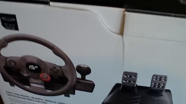 Logitech Driving Force GT Racing Wheel For PlayStation 3 And PC Unboxing [HD]