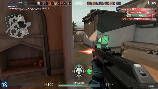 GTX1650+i7-3770 | Valorant Low-High 1080p смотреть онлайн