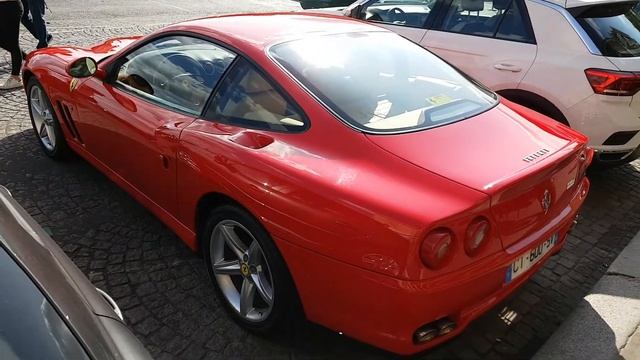 red Ferrari 575 M Maranello 515 ch in paris france смотреть онлайн
