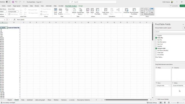 Excel 365 PivotTable and Grouped Frequency смотреть онлайн