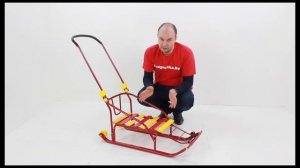 Детские санки Тимка 6 Комфорт Ника (Обзор, сборка)
