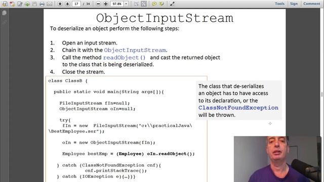 Intro to Java. Unit 9. I/O Streams. Serialization. Basic Networking (in Russian). смотреть онлайн