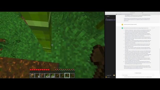 je teste chat gpt sur Minecraft c'est décevant mais смотреть онлайн