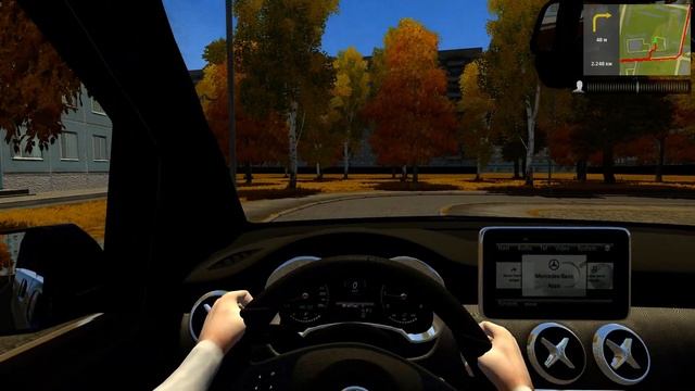 City Car Driving 1.5.8 MERCEDES-BENZ V-CLASS смотреть онлайн