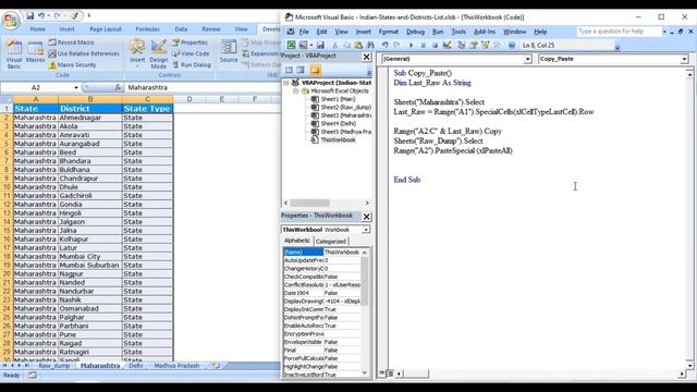Learn Macros in 6 Minutes (Microsoft Excel VBA - Copy Paste) in Hindi смотреть онлайн
