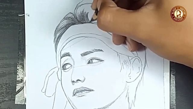 Taehyung Drawing Tutorial Step By Step - For Beginners