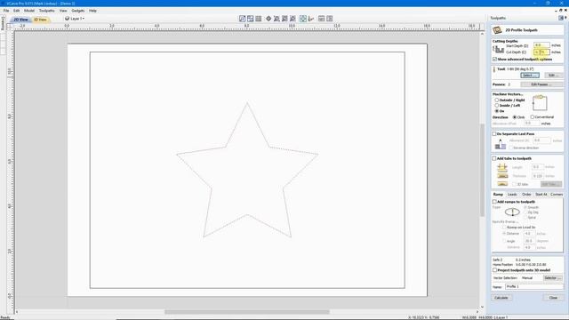 The Profile Toolpath - Part 2 - Vectric For Absolute Beginners смотреть онлайн