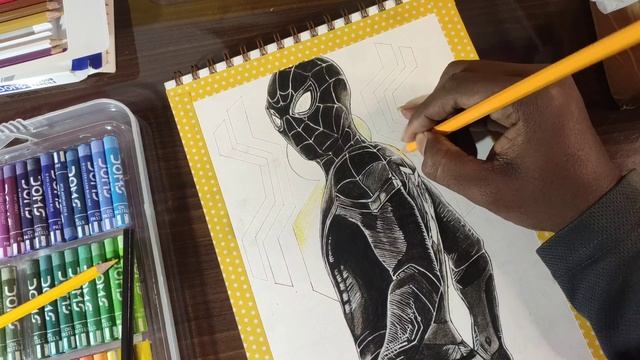 Drawing Spider Man: No Way Home       #Spiderman || Timelapse