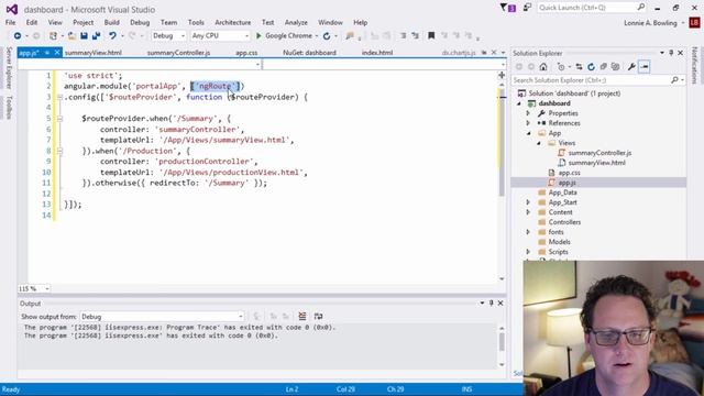 Real-Time Dashboard #5 - AngularJS смотреть онлайн