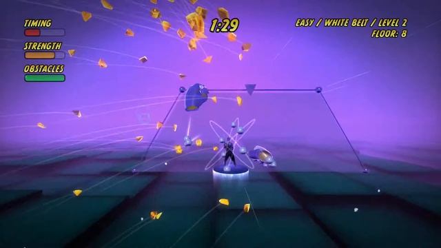 Beatsplosion For Kinect - Easy White Belt - Neutrino World Gameplay смотреть онлайн