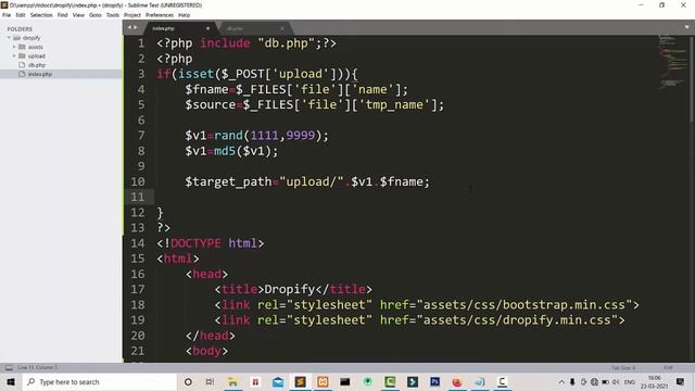 upload image using dropify in php mysql part 2 смотреть онлайн