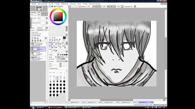 как нарисовать аниме парня/how to draw a anime boy смотреть онлайн