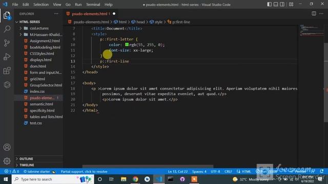 CSS Pseudo Elements | CSS Tutorial смотреть онлайн
