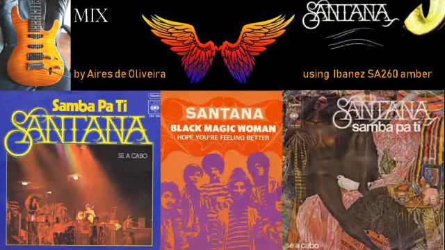 Santana Mix using Ibanez SA260 Amber (clean) смотреть онлайн