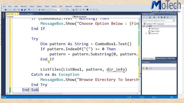 Develop PDF FINDER APP - Visual Basic.Net Project From The Scratch смотреть онлайн