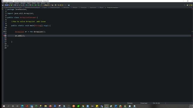 How to fix ArrayList .add methods in java смотреть онлайн