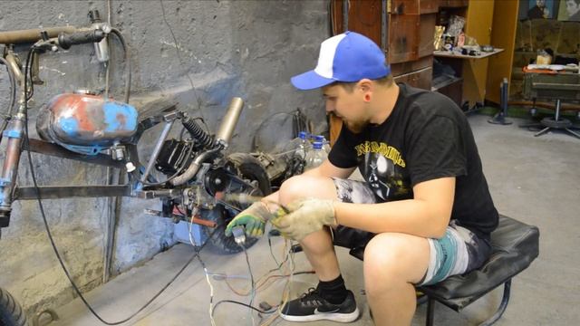 Проект Кочерга. Скутербайк своими руками. Выжимаем все из скутера. смотреть онлайн