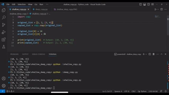 Python Interview questions - What is shallow and deep copy смотреть онлайн