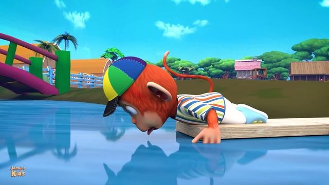 Bandar Mama Pahan Pajama | बंदर मामा Popular Hindi 3D Nursery Rhymes | Jamure Kids