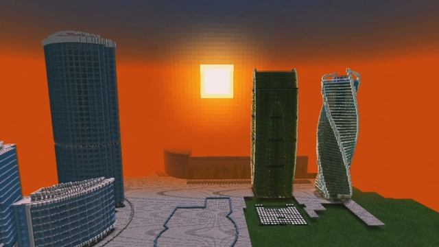 Moscow-city in Minecraft / Москва-сити в майнкрафте смотреть онлайн