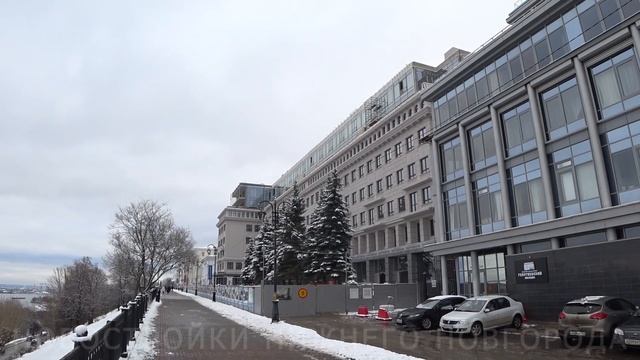 ЖК "Георгиевский", Верхне-Волжская наб., Нижегородский р-он // 2 многоквартирных дома. Ноябрь 2021 смотреть онлайн