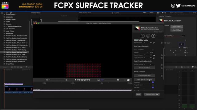 Place Image or Text on Tracked Surface in Final Cut Pro X (FCPX Surface Tracker) смотреть онлайн